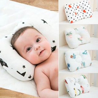 Newborn Baby Head Shaping Pillows Infant Protective Pillow Prevent Flat Head Anti Roll,Breathable Natural Latex,0-12 Months Baby Pillow（2*Adjusting Column as Gifts） 
