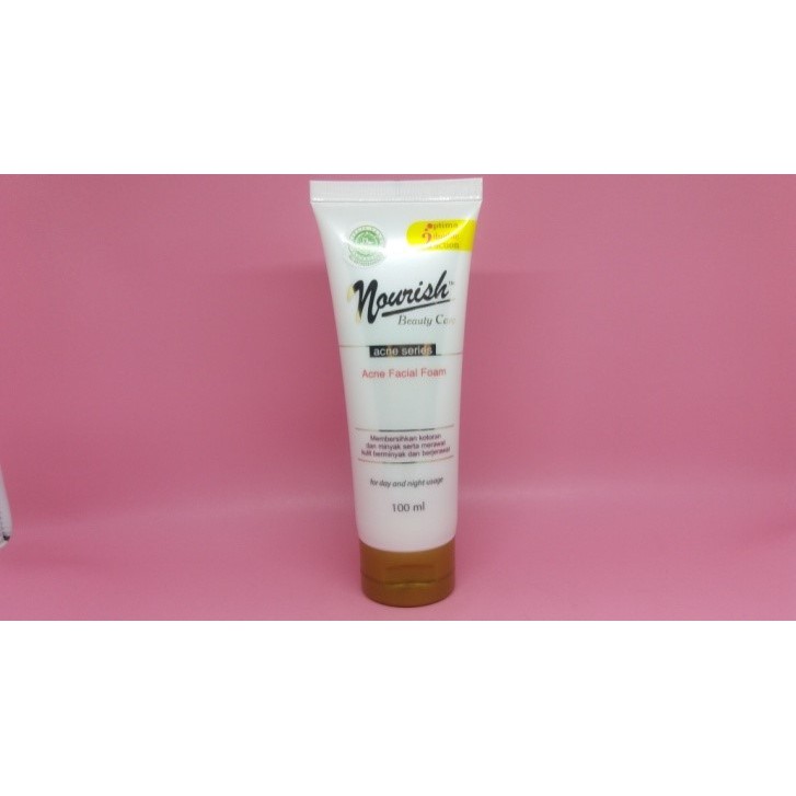 nourish acne facial foam