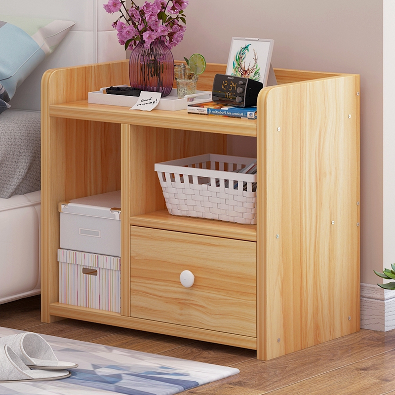 Simple Bedside Table Simple Modern Small Cabinet Bedside ...