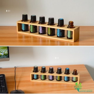 NATURAL BAMBOO & WOOD Essential Oil Storage & Displays Modern Open Sided Essential Oil Tray(For 15ml) #8