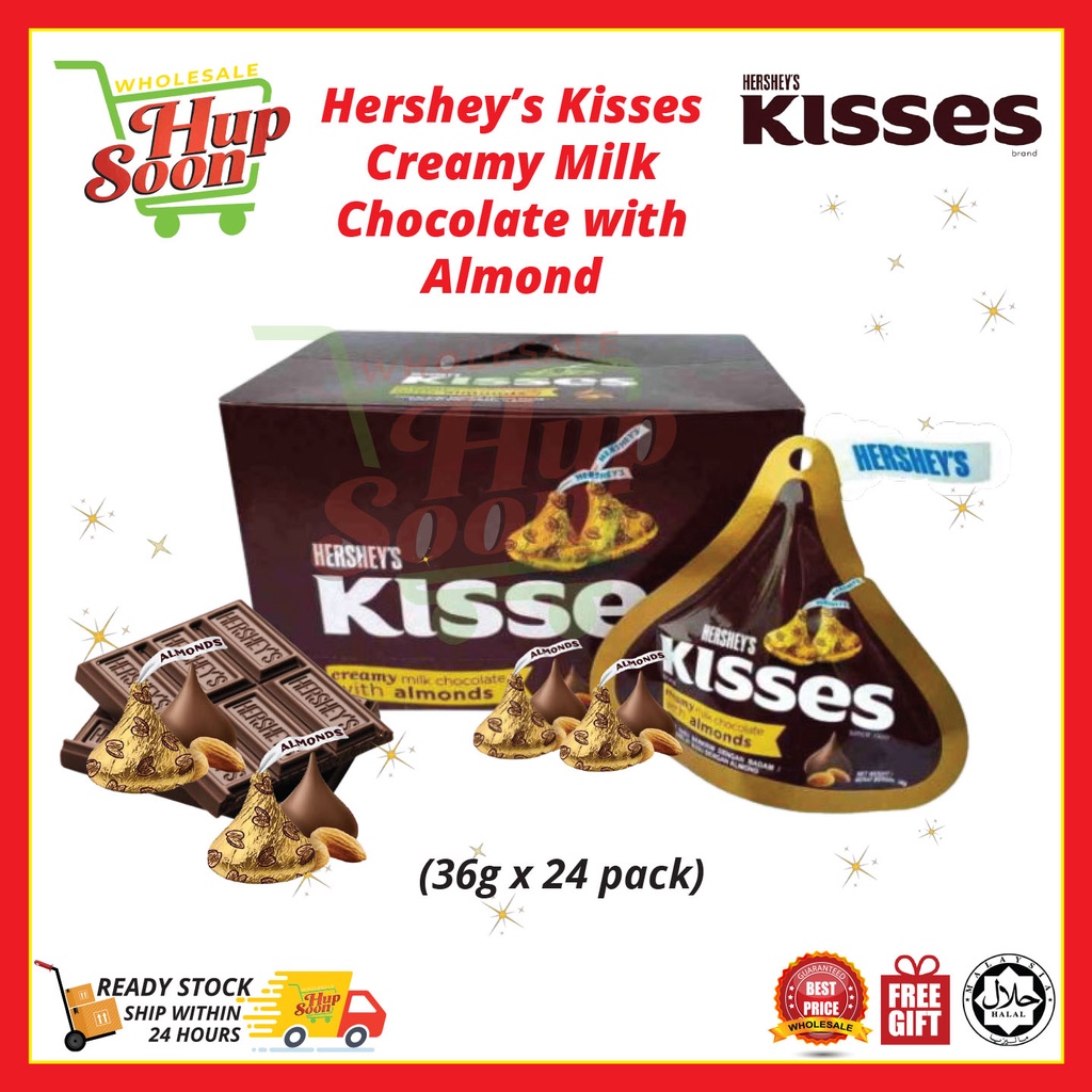 Ready Stock Hershey S Kisses Chocolate 36gx24 Box Hershey S Kisses Termurah Shopee Singapore