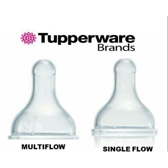 Tupperware Botol Susu 9oz Puting Susu Multi Flow Single Flow Shopee Singapore