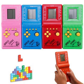 【IN STOCK】LCD Game Classic Vintage Tetris Brick Handheld Arcade Pocket Toys