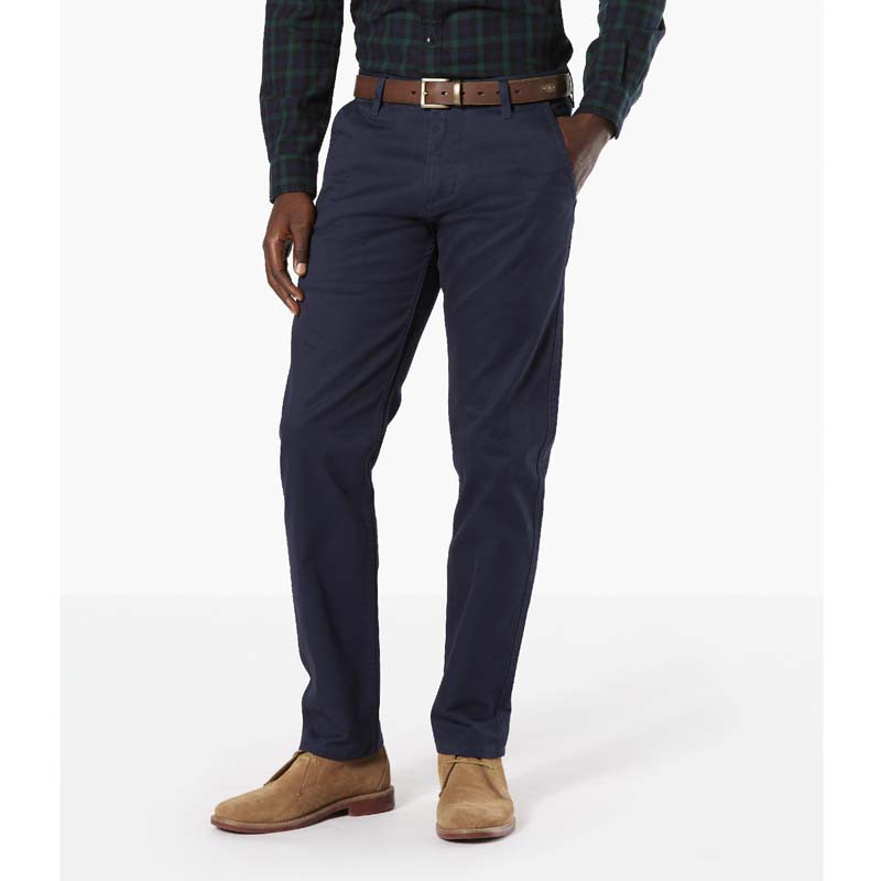 dockers alpha khaki slim