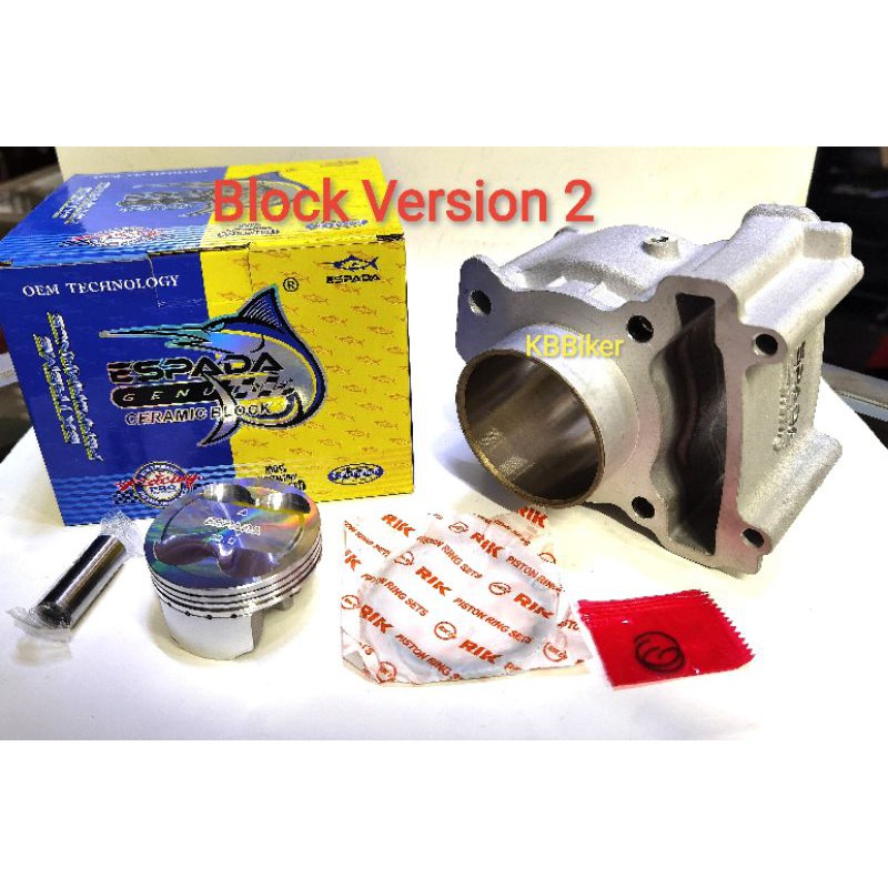 Espada Block Version 2 Lc135 Y15zr 57mm 60mm 62mm 63mm 65mm 68mm Ceramic Shopee Singapore
