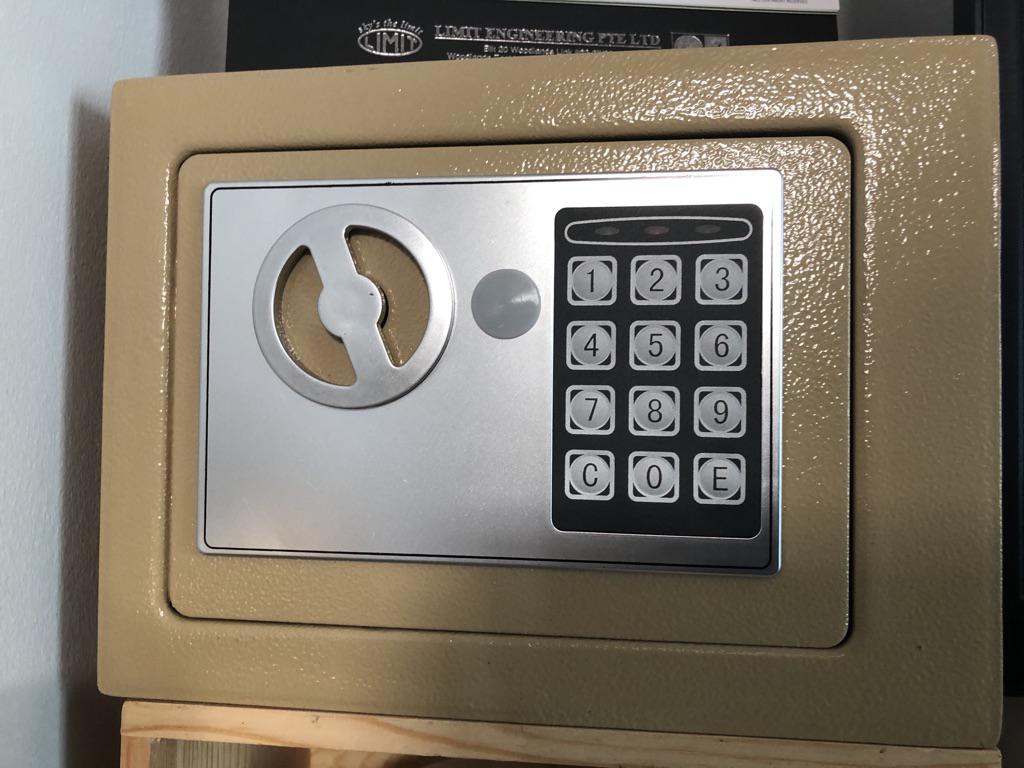 Smart Mini Safe Box Keep Your Cash And Valuables Shopee Singapore