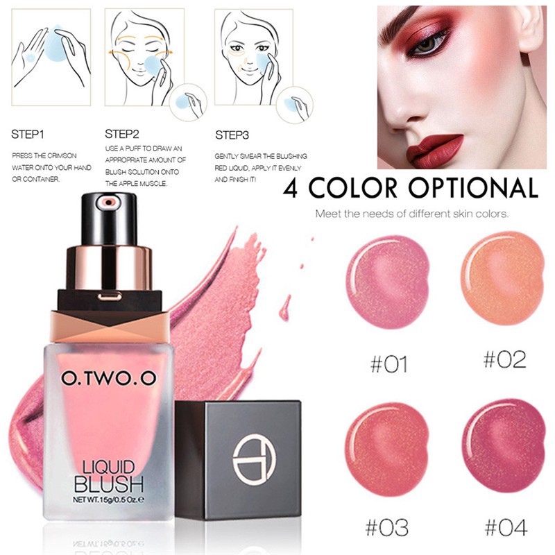 liquid blush application