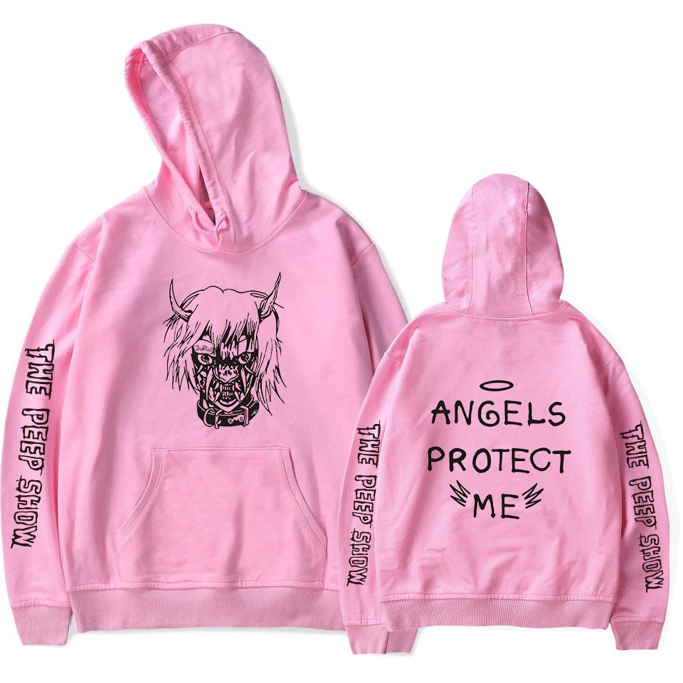 hoodie men pink