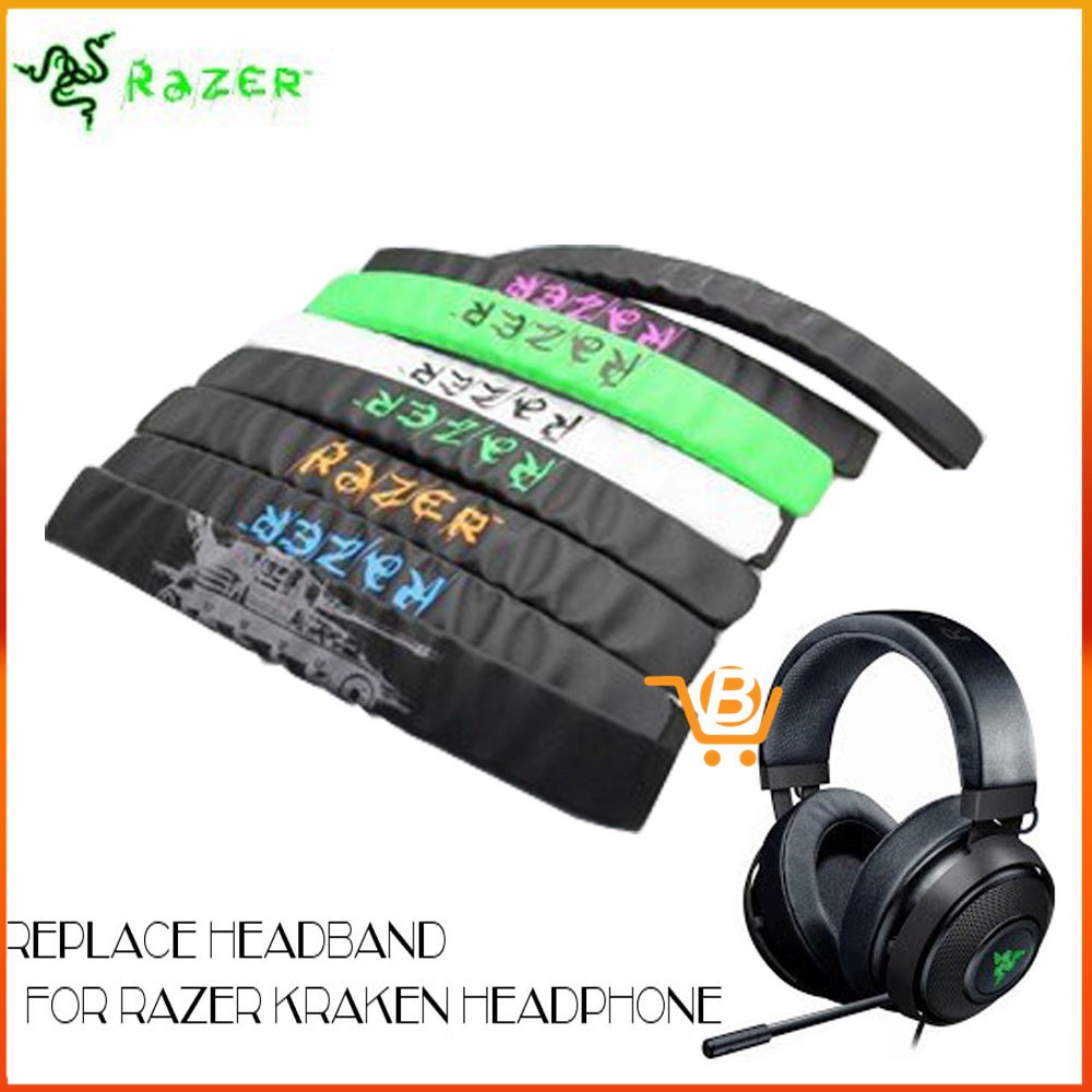 Replace Headband Cushion Pad And Ear Pads Cover For Razer Kraken 7 1 Pro Headphone Shopee Singapore