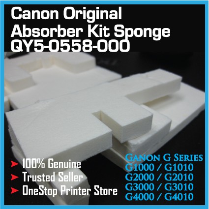 Canon Pixma G Series Ciss Tank Printer G1000 G2000 G3000 G4000 Absorber Kit Sponge Qy5 0558 000 Shopee Singapore