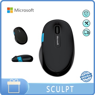 Microsoft Sculpt Comfortable Smooth Control Bluetooth Mouse Home Office Ergonomic