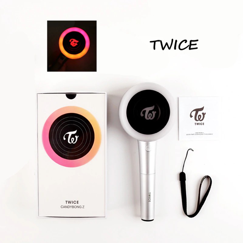 Kpop Light Twice Candy Bong Z Ver 2 Lightstick Concert Fan Support Glow Lamp Led Shopee Singapore