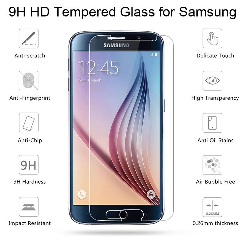 Tempered Glass Samsung Galaxy S7 Clear Flat Clear Docomo Au Softbank Global Shopee Singapore