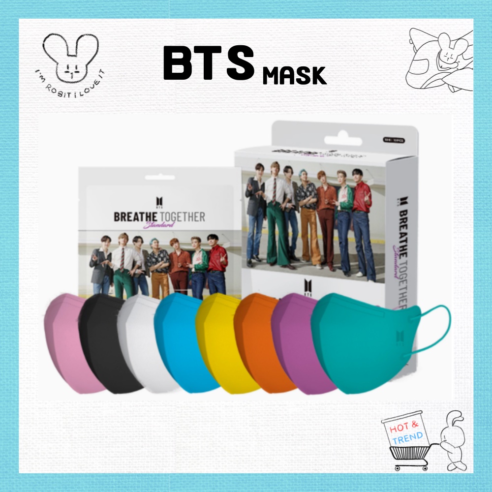 [BTS] Breathe Together Mask 10 types mask individual pack / sugical