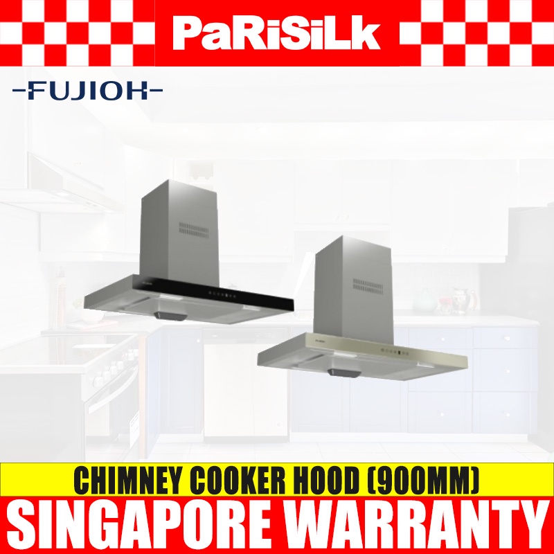 fujioh-fr-mt-1990-r-chimney-cooker-hood-with-glass-panel-900mm