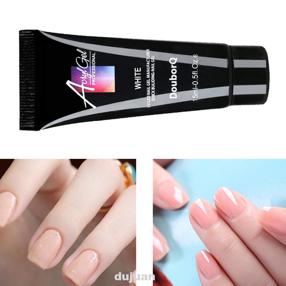 15ml Crystal Acrylic Easy Apply Uv Led Manicure Accessory Quick Building Nail Tips Extension Poly Gel Shopee Singapore