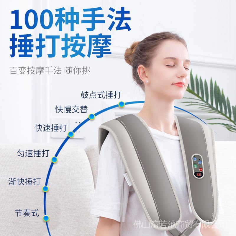 Shiatsu Neck and Back Massager with Soothing Heat, Nekteck Electric