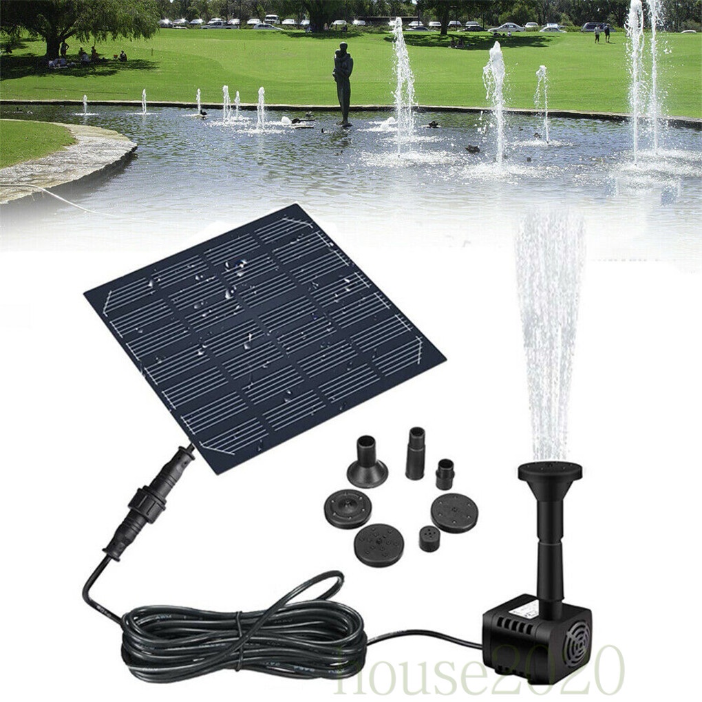 solar powered pond filter and fountain