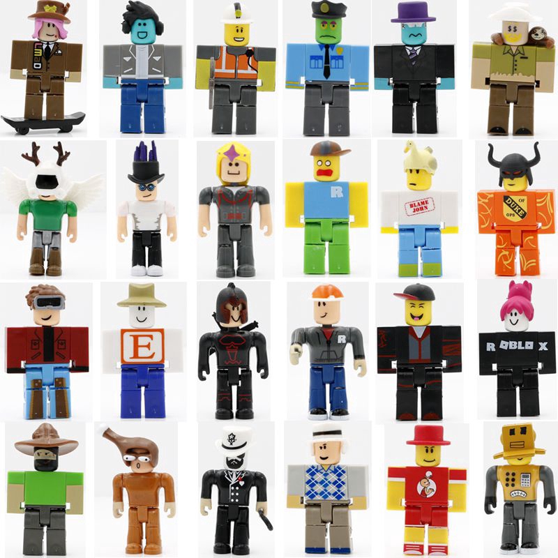 24pcs Game Roblox Legends Champions Classic Noob Captain Action Figures Children Gift Shopee Singapore - ultra noob roblox classic noob