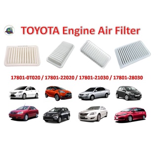 Toyota Engine Air Filter 17801-0T020 / 17801-22020 / 17801-21030 / 17801-28030