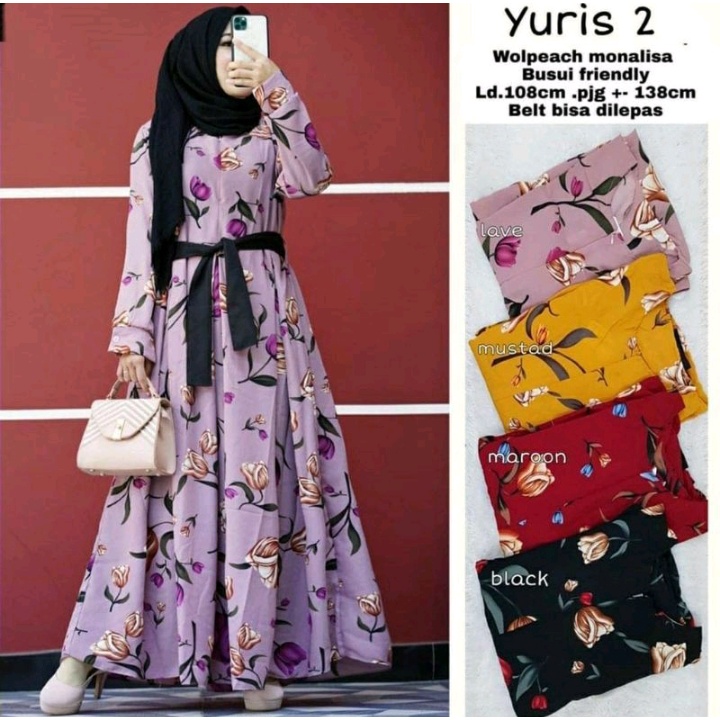 GAMIS TULIP KEKINIAN 2022 // GAMIS TULIP WANITA // BUSUI // BISA COD