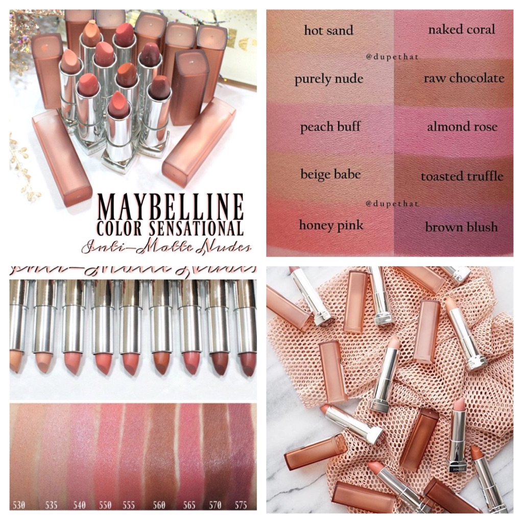 maybelline matte lipstick 540