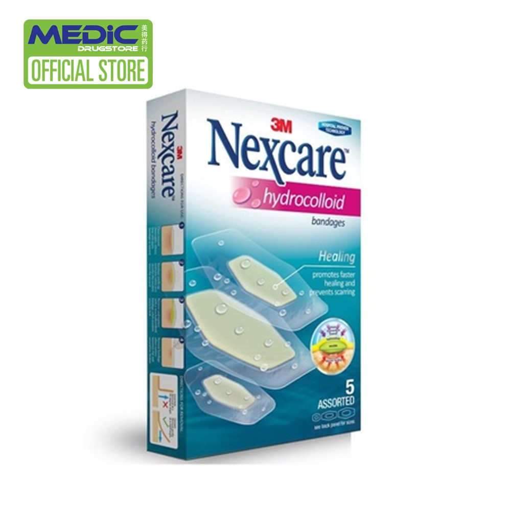3M Nexcare Hydrocolloid Bandages Assorted 5s By Medic Drugstore
