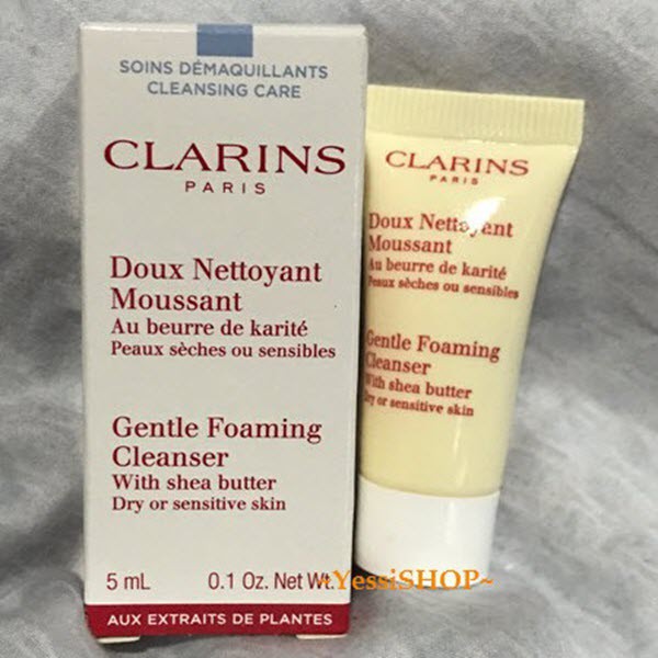 clarins face wash shea butter