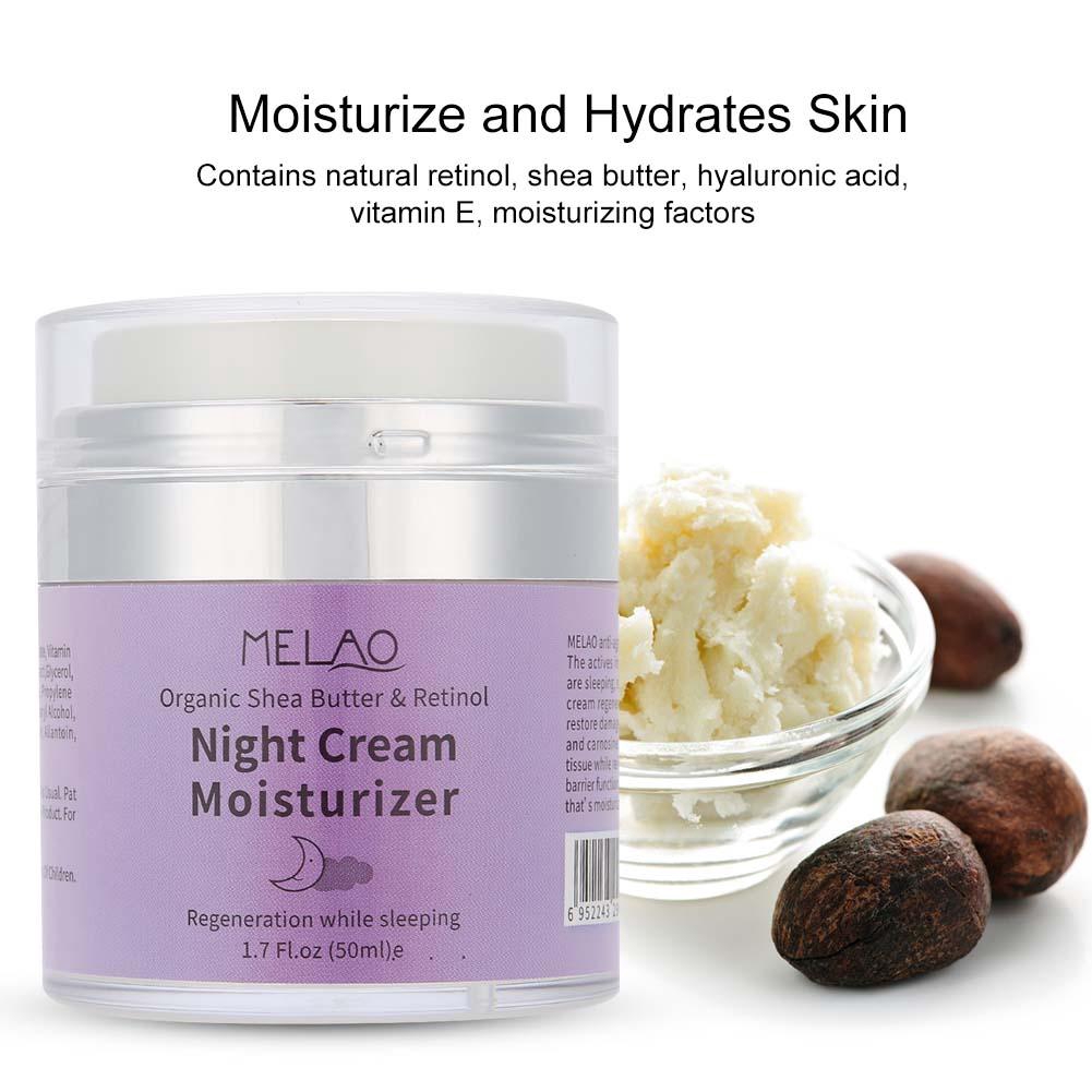 Hydrating Night Cream Retinol Anti Wrinkle Facial Cream 50g Shopee Singapore