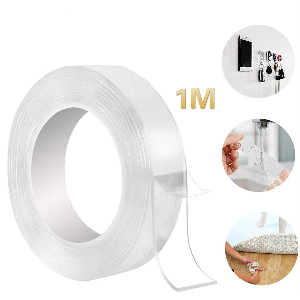 1M Strongly Sticky Double-Sided Adhesive Nano Tape Traceless Washable ...