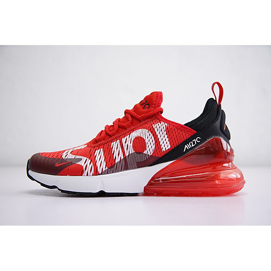 Nike Air Max 270 x Supreme Shoes Men Airmax 27c Running Shoes Sport  Sneakers Red | Shopee Singapore