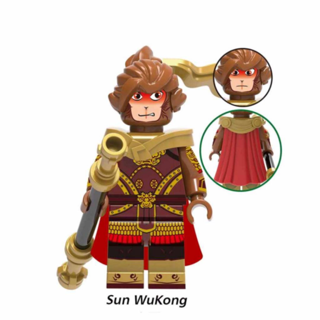 Leste 孙悟空 Sun Wukong Minifigure Monkey King Shopee Singapore