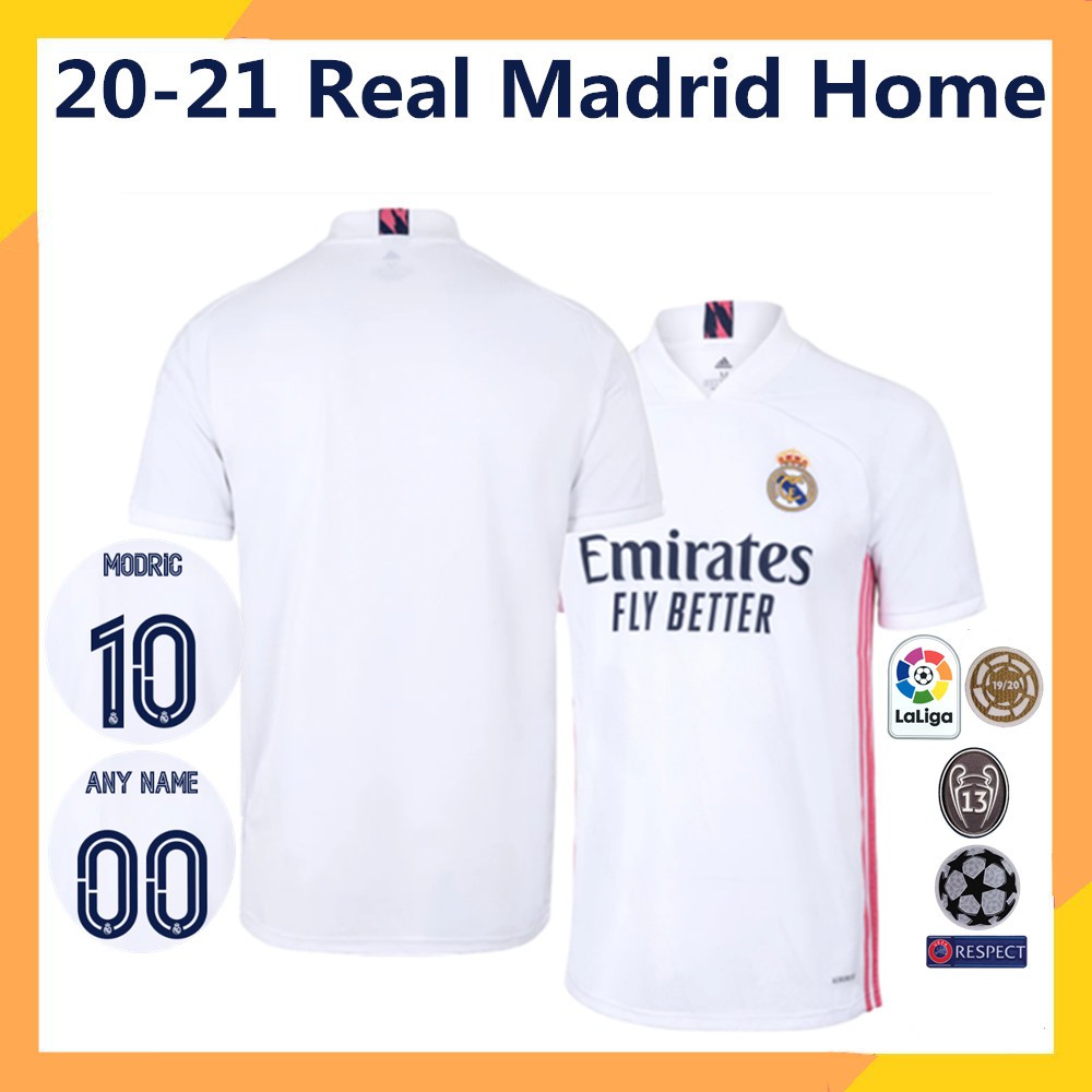 Real Madrid Jersey Home 20 21 Grade Aaa Size S Xxxl Men Football Jersey Real Madrid Soccer Jersey Shopee Singapore