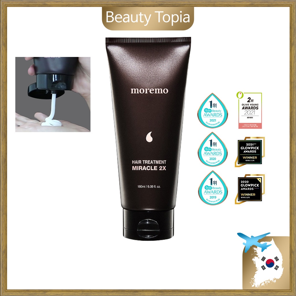 moremo Hair Treatment Miracle 2X 180ml rebonding hair treatment cream