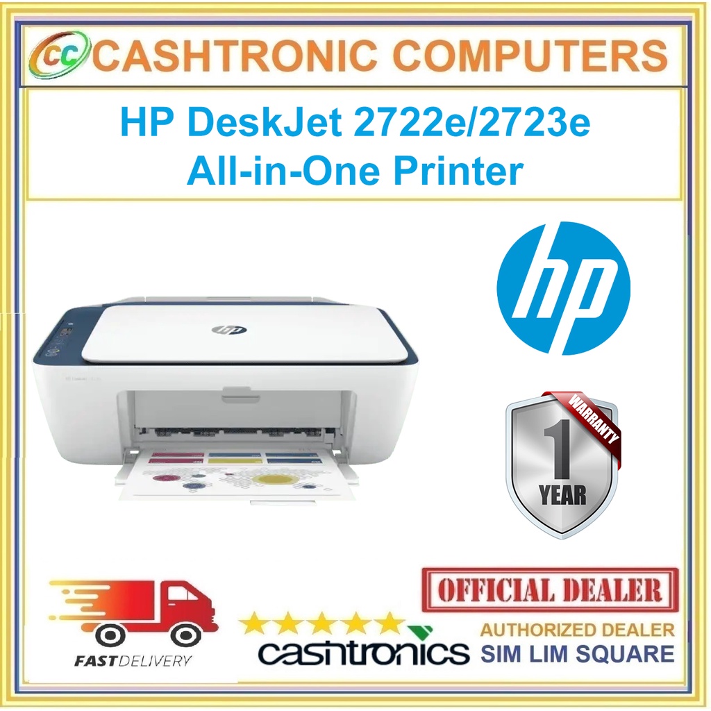 HP DeskJet 2722e/2723e All-in-One Printer | Shopee Singapore