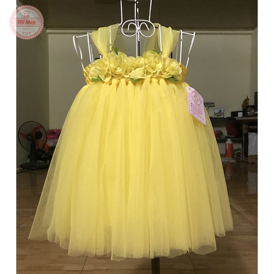 yellow infant tutu