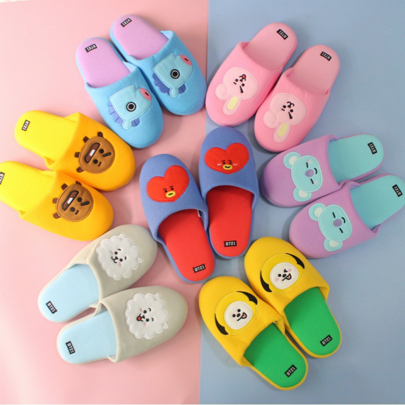 bt21 slippers