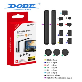 Dobe Dustproof Kit Stopper Dust Plug Suit For Nintendo Switch OLED Console Silicone Dust Proof Cover For N-Switch