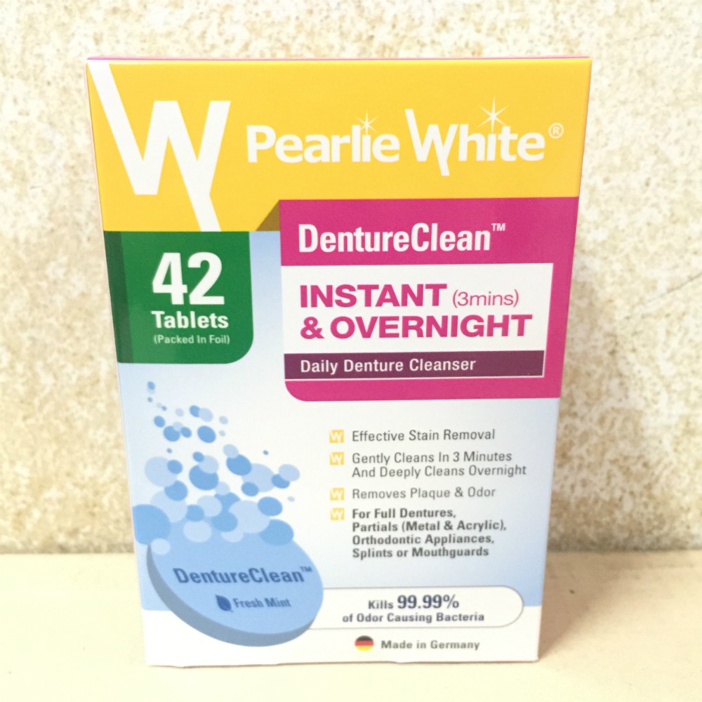 Pearlie White DentureClean Denture Cleansing Tablets (42 Tablets