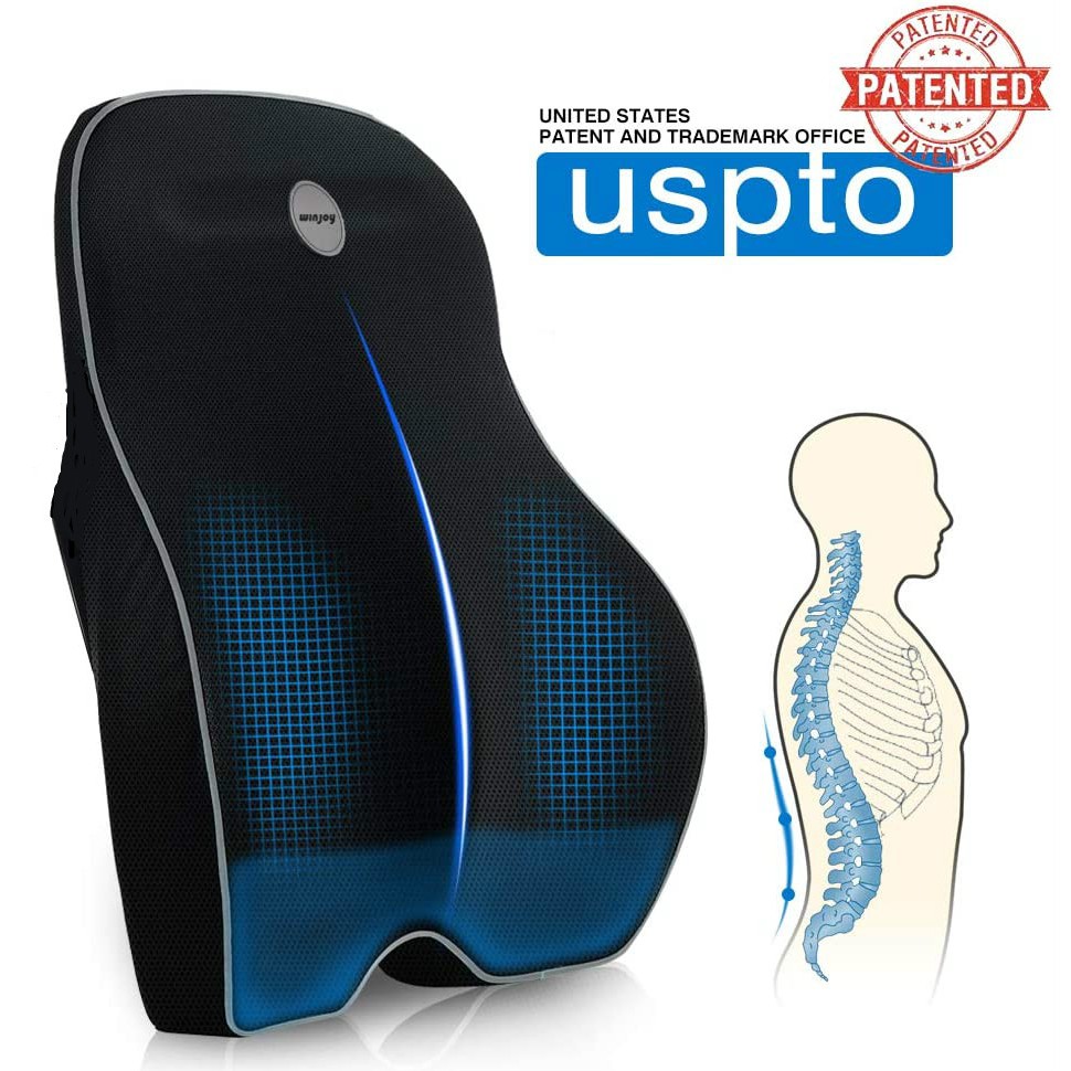 Lumbar Support Pillow for Office Chair, Memory Foam Ergonomic