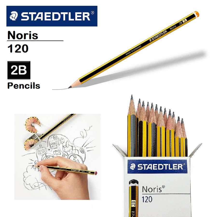 Shop Malaysia Staedtler 120 Noris 2b Pencil Shopee Singapore