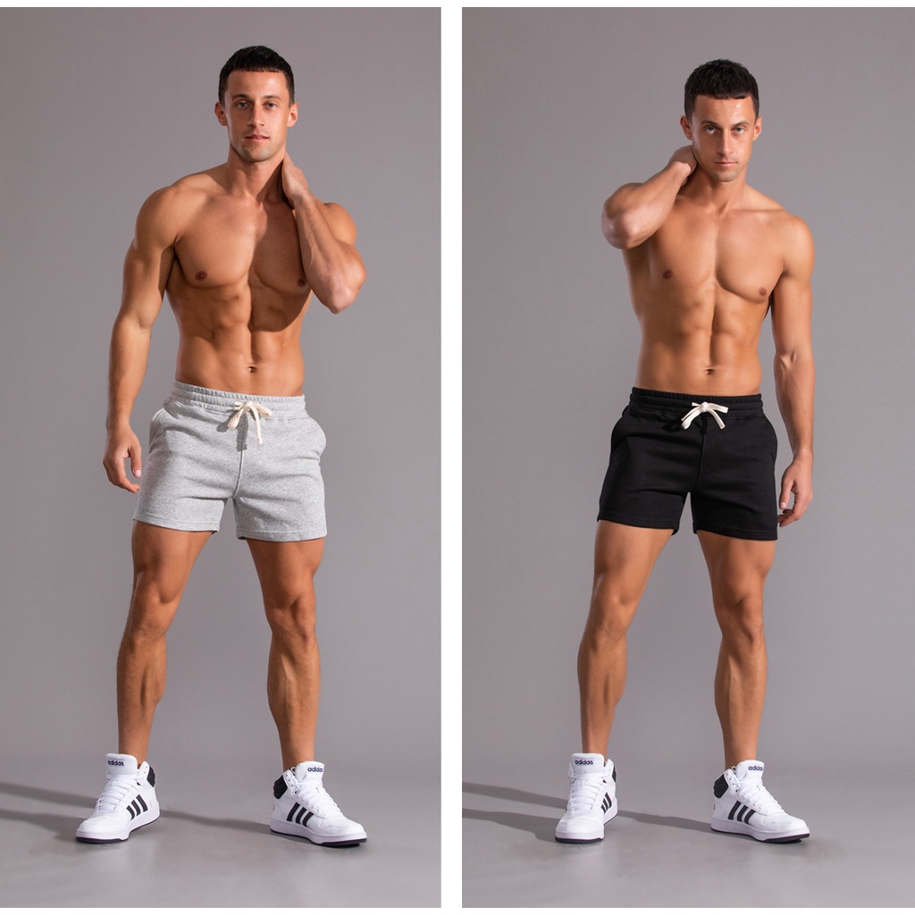 (Local) Men Cotton Shorts Loungewear for Gym Fitness Sports Casual Wear Lounge Wear Athleisure