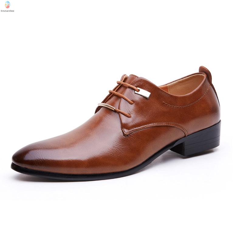 Details about   Brogue Mens Leisure Leather Shoes Business Oxfords Work Lace up Flats Formal New 