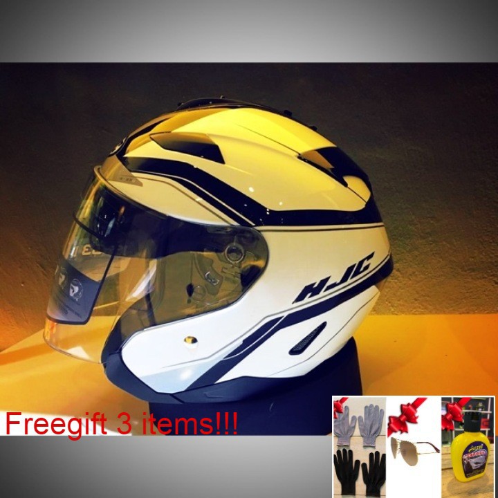 hjc gold visor