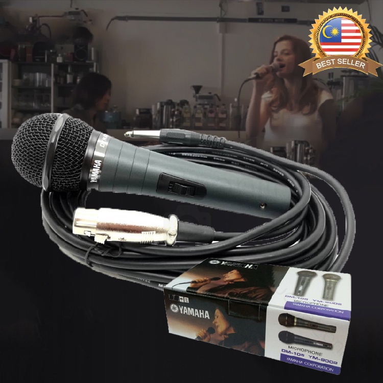 Microphone YAMAHA YM9002 Dynamic Wired Mic Karaoke Sound System