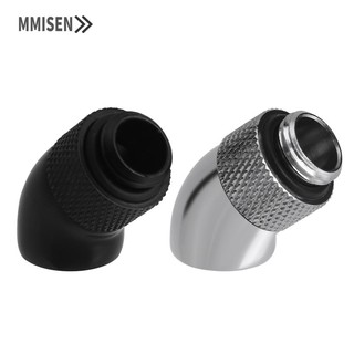 Mmisen✥G1/4 Screw Thread 45 Degree Elbow Rotation Brass Adapter Connector Fitting