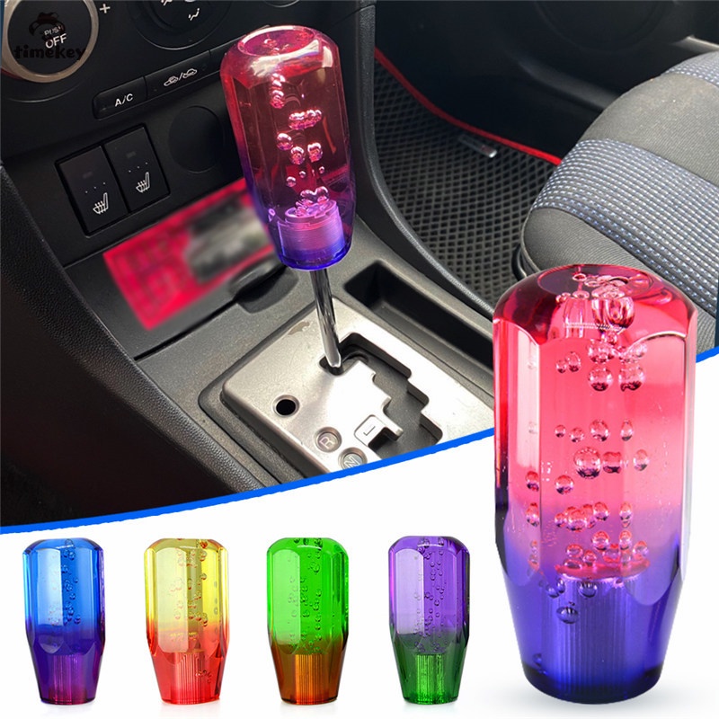 15cm Universal Manual Diamond Crystal Bubble Styling Gear Stick Shift Lever Knob