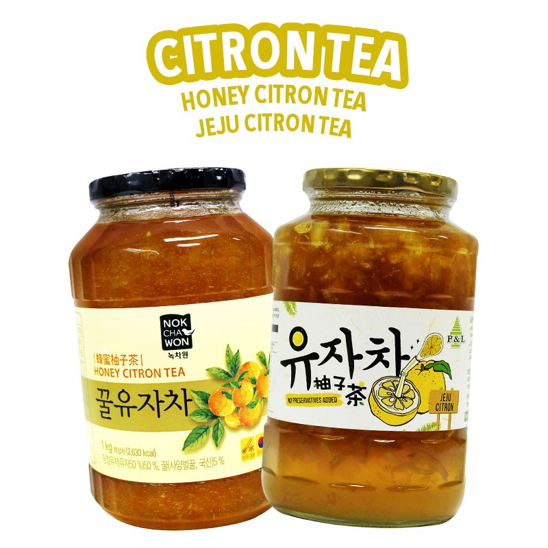 (Korea Favourite) Honey Citron Tea 1kg /Jeju Citron Tea 1.05kg Shopee