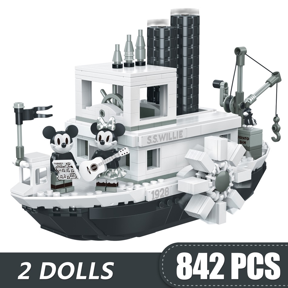 disney steamboat willie lego