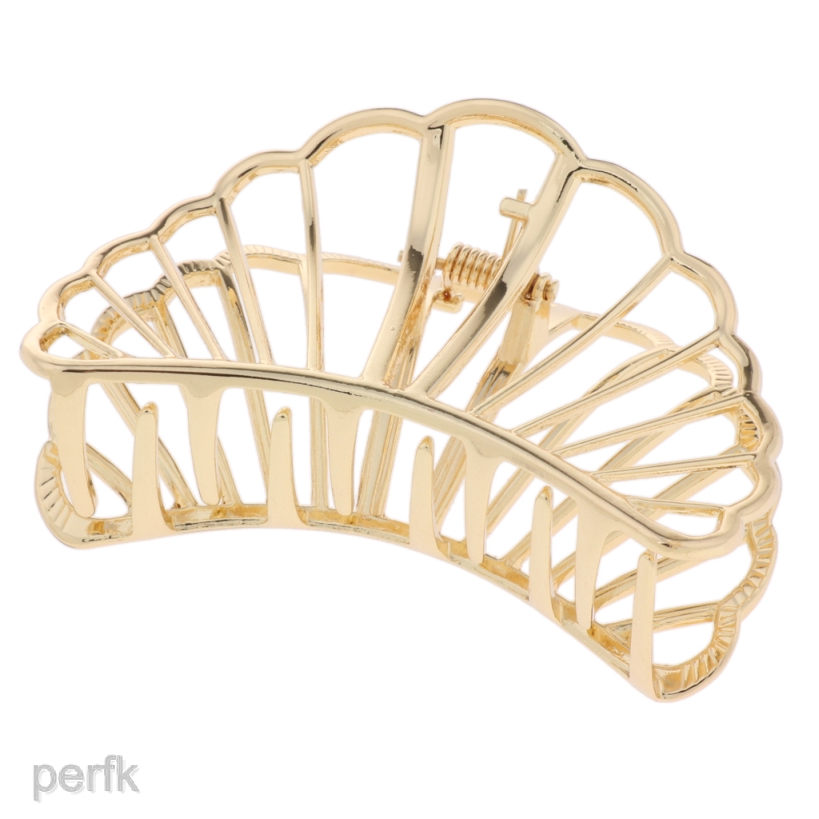 Ladies Large Metal Hair Claw Jaw Clips Barrettes Hair Clamps For